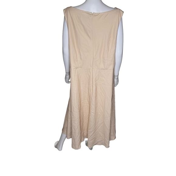 DKNY Plus Size Cowlneck Cascading-Floral Midi Dress Women’s Sz 20W - Picture 6 of 9